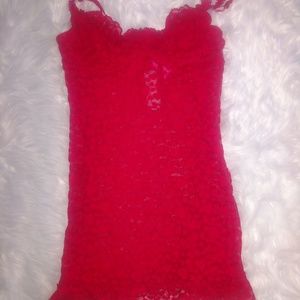 VS Valentine's hearts lace see- through intimates